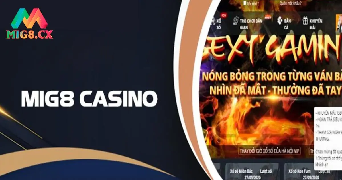 Sảnh hợp tác uy tín tại casino MIG8